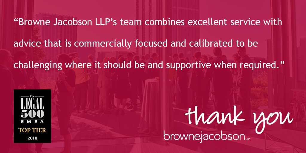 We'd like to thank all of our clients for the exceptional comments they've shared with Legal 500 this year! <a href="/thelegal500/">The Legal 500</a> ow.ly/Ho5g30mqswH
