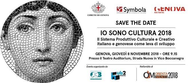 GLFilmC's tweet photo. Siete tutti invitati al Convegno "Io Sono Cultura - Il Sistema Produttivo Culturale e Creativo Italiano e Genovese come Leva di Sviluppo" che conterrà un focus su audiovisivo e videogiochi☺️ https://t.co/3VcpbaklGt