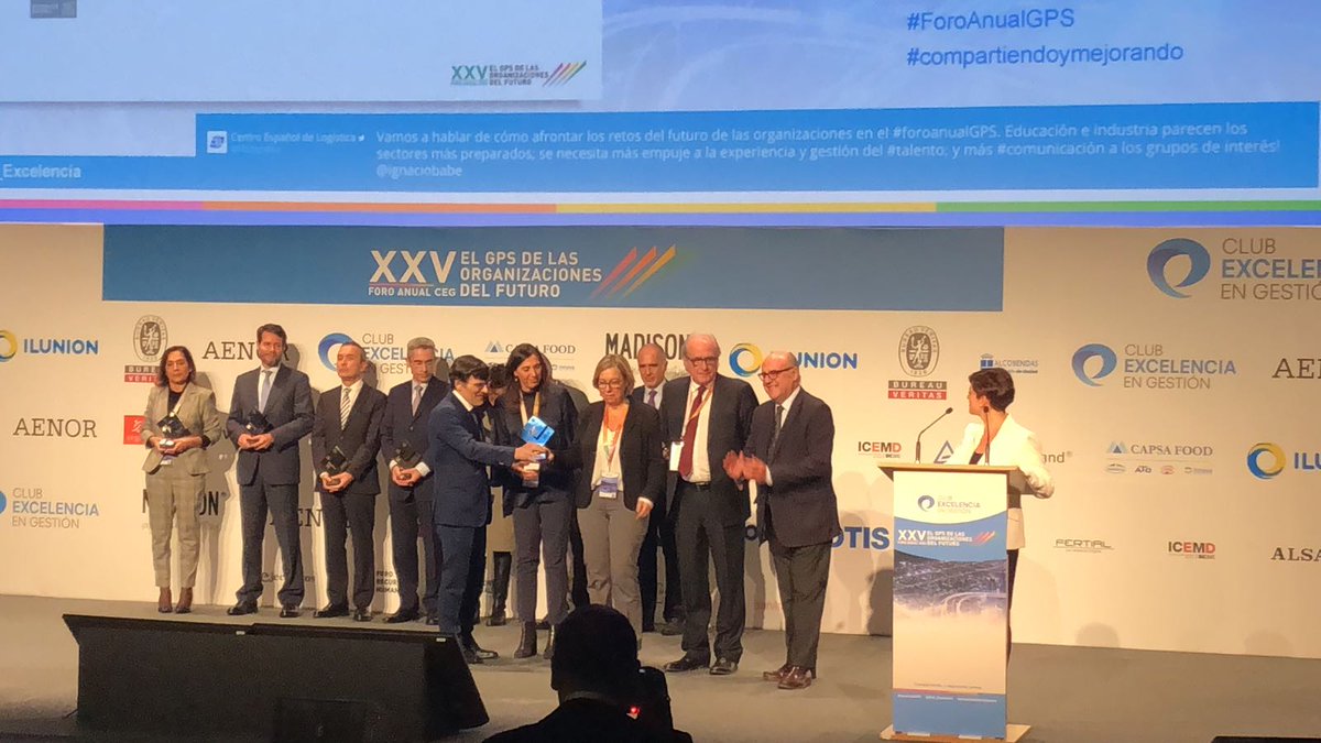 Club_Excelencia's tweet image. El @hospitalplato es uno de nuestros Embajadores de la Excelencia Europea. Recogen el premio Jordi Pujol, Anna Jover y Marta Barahona #ForoAnualGPS #compartiendoymejorando