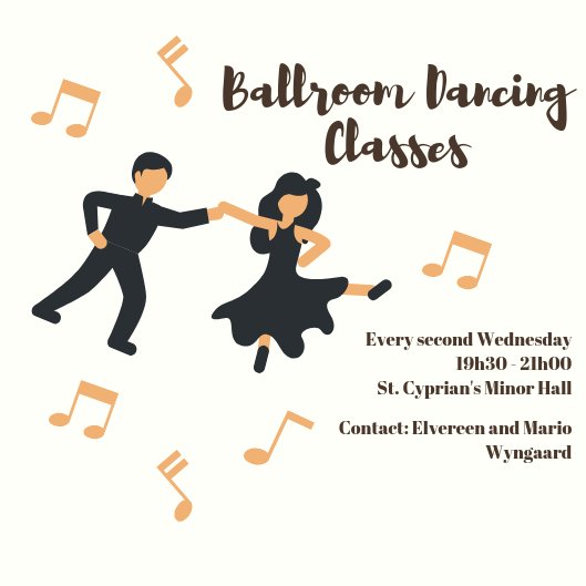 StCypsRetreat's tweet photo. Free ballroom dancing classes every second Wednesday at St. Cyps! https://t.co/Ktd7ZXQXCp
