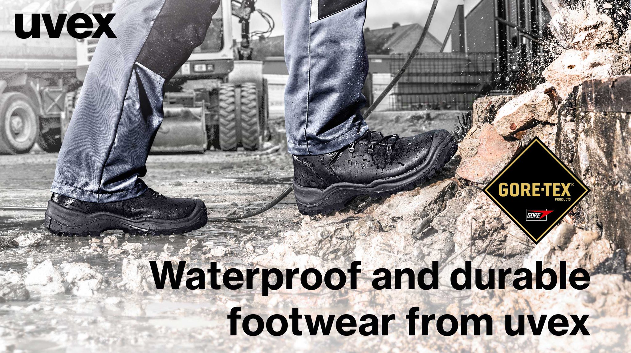 uvex waterproof safety boots