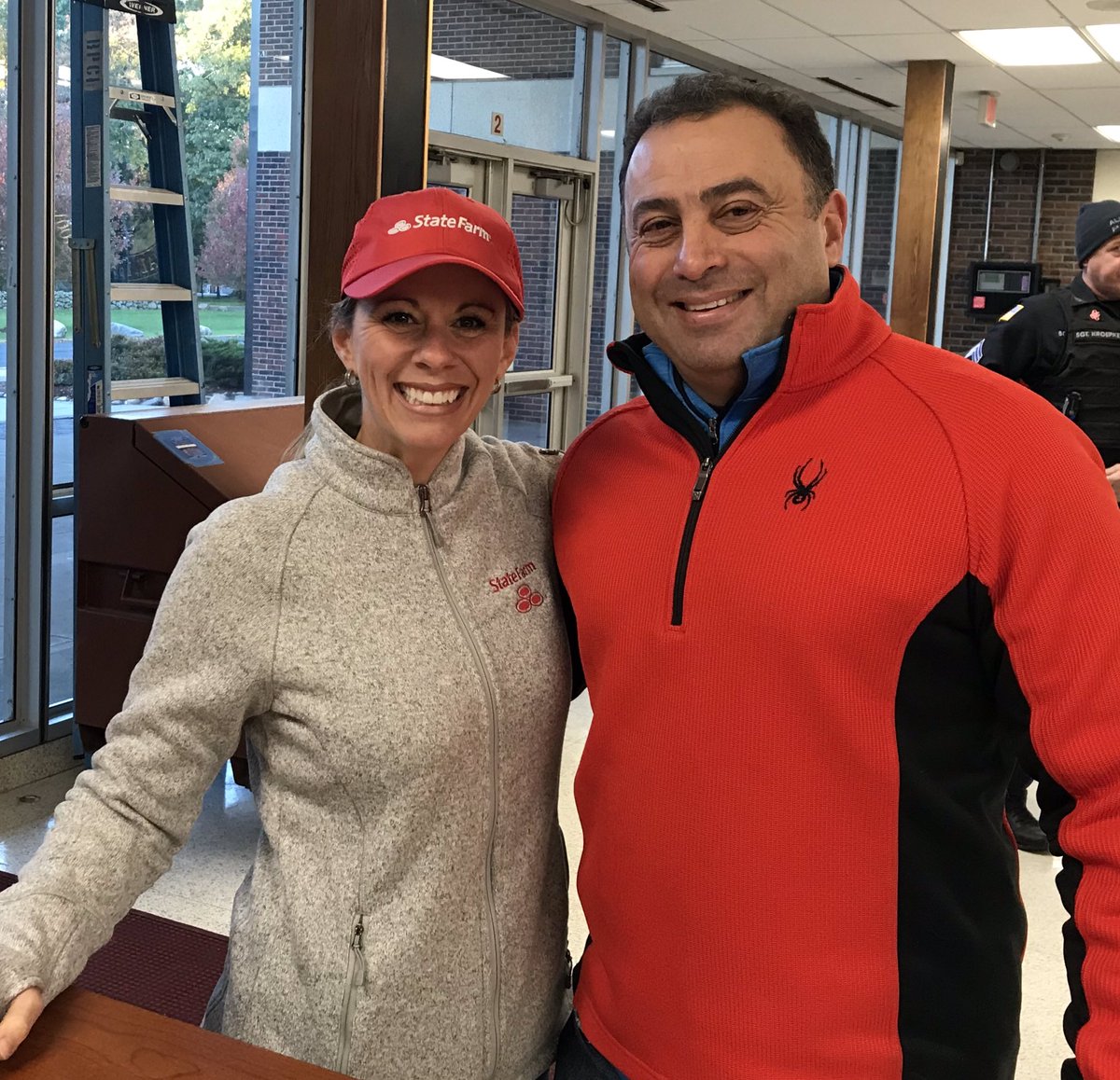 Unannounced Seatbelt Check!  Thank You Ed and @SF_JenYoung for all of your help!!! Always great to see these two!  @NorthernHighlandsHS