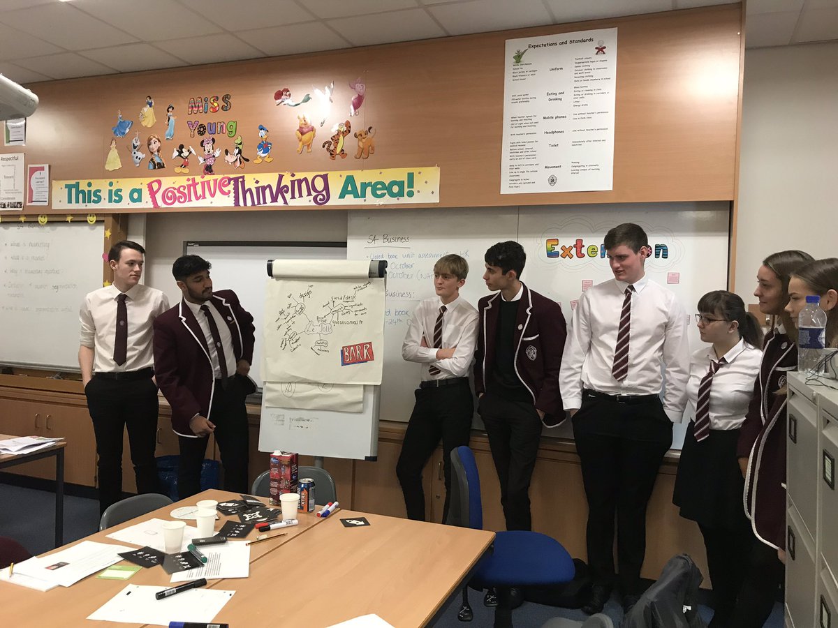Our Marketing/R&amp;D department presenting what sorts of techniques they would use to target different customers!