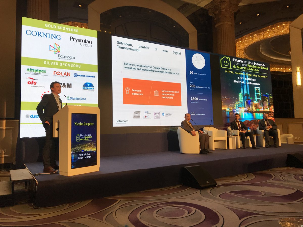 FConnectMENA's tweet photo. Afternoon #session with our #speaker from @Sofrecom Nicolas Jaupitre!

FTTH benefits as #infrastructure 
#Live from the #conference #FTTHMENA #Beirut2018 https://t.co/WGHBLQq4EU
