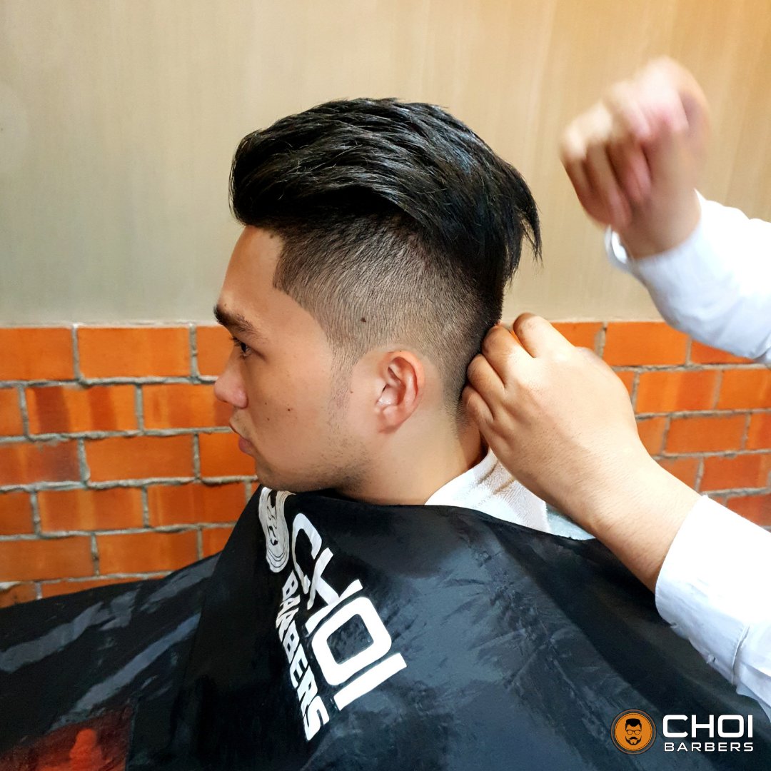 choibarbers's tweet photo. As an Architecture student, RJ knows well the significance of aesthetics and style. He stays in top shape through boxing. He looks effortlessly dapper with #pompadour. 😎 #CHOI #Ultimate #CHOIMan #DavaoBased #DavaoBarbers #Barbers #Barbershop #mensgrooming https://t.co/HLzp9UBSpC