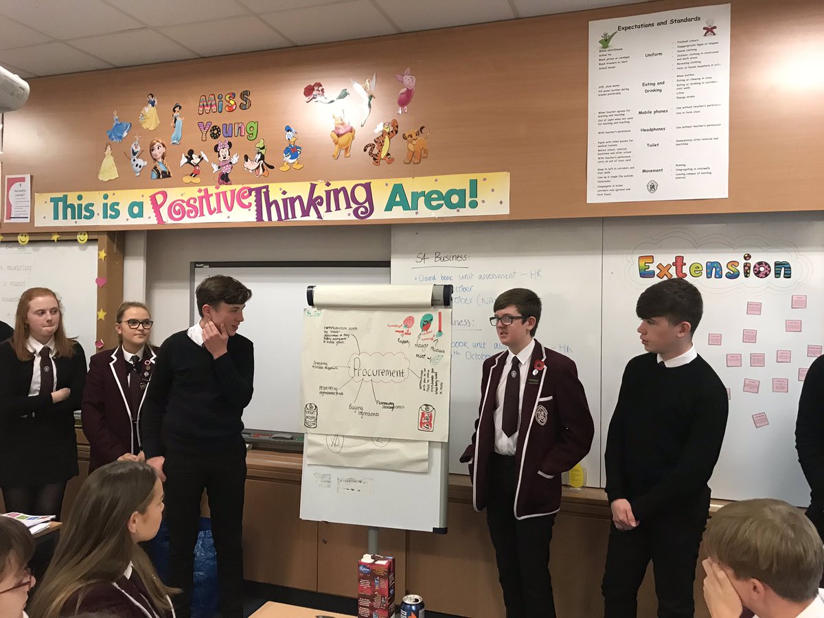 Next up was our Procurement department, they told us about the different things that they would be doing when a new product was being launched! #buying #negotiatingprices