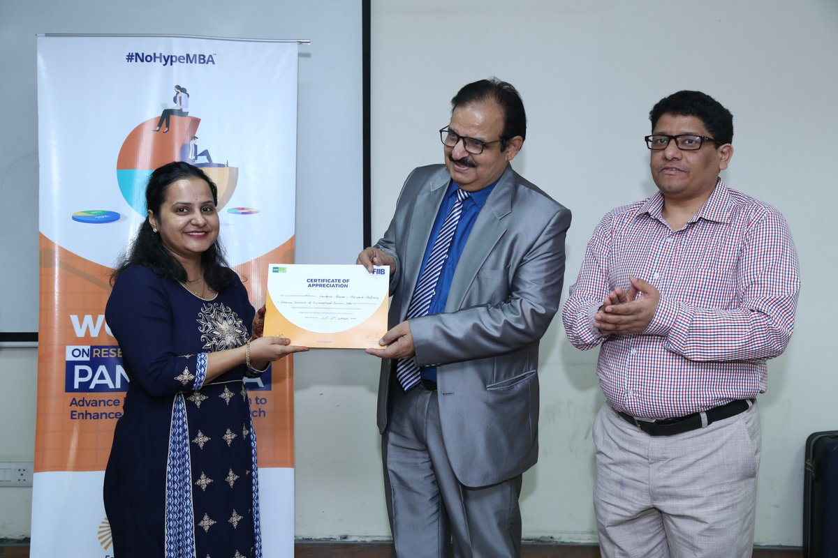 FIIBIndia's tweet photo. Wherein 15 researchers and doctoral students from prestigious universities like IIFT, Delhi University, Jammu University, Punjabi University, Mangalore University and Amity University learned new technique of panel estimations.
#NoHypeMBA #FIIBAdvantage https://t.co/Nu4DcypOID