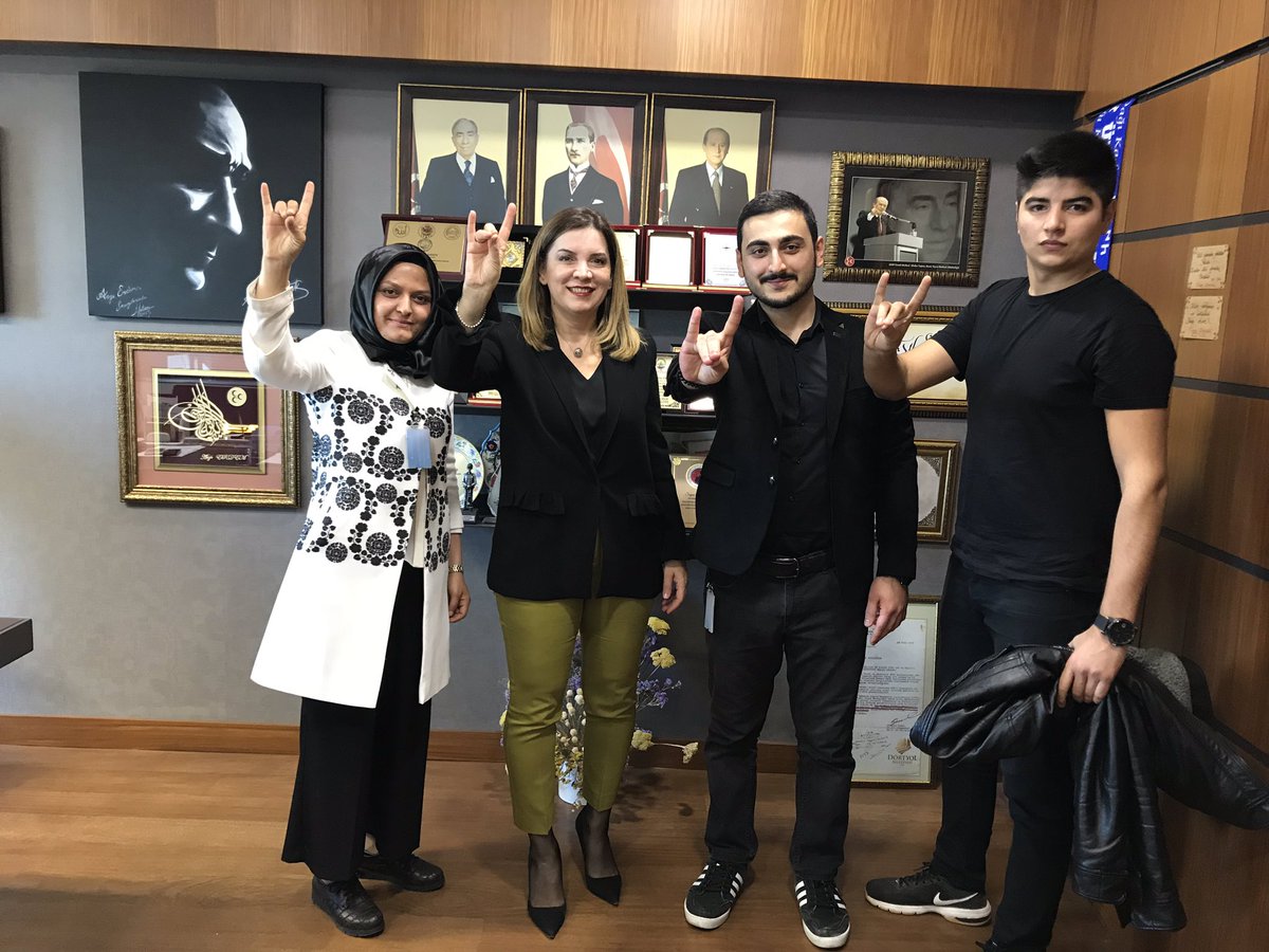 Fatih Karakolcu, Leyla Akdeniz ve Abubekir Turan ziyaretimize gelmiştir. Var olsunlar.