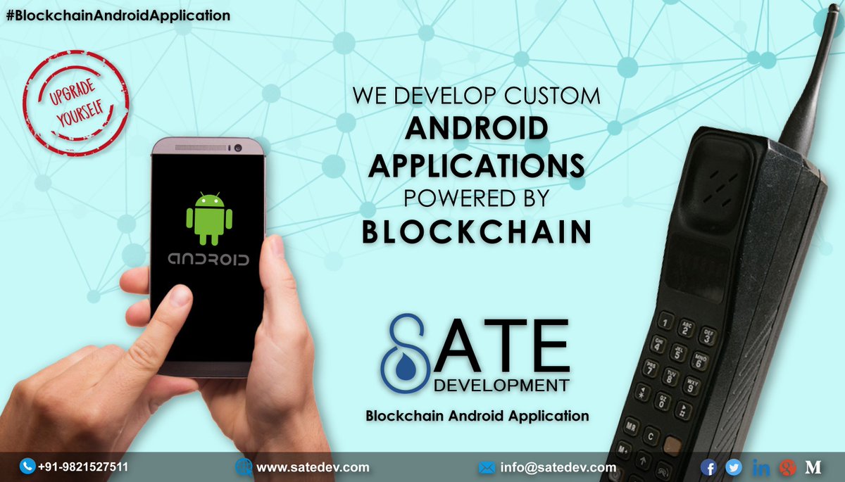 satedevelopment's tweet image. To learn more about Blockchain Android Application visit us @ satedev.com/blockchain-sof…
#Blockchainsoftwaredevelopment #Blockchainandroidapplication #Blockchaintechnology #Satedevelopment