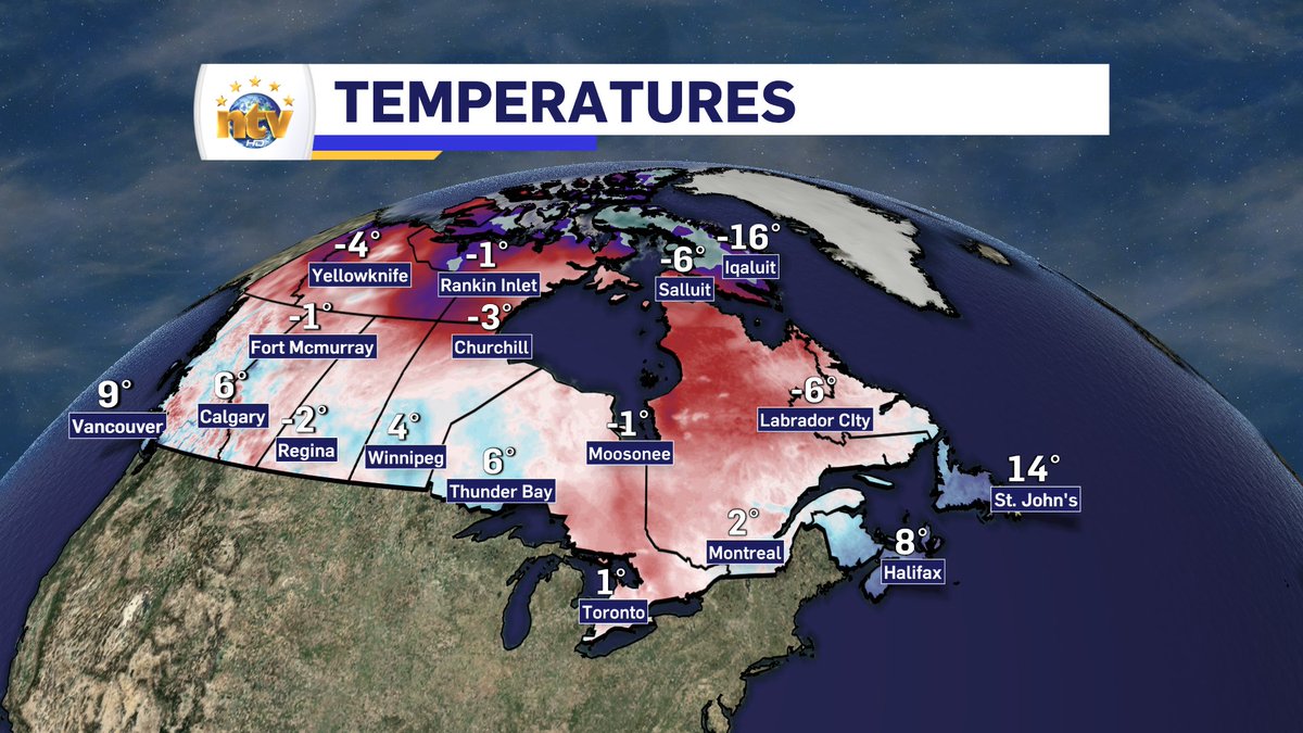 Congratulations St. John's! We are currently the warmest spot in the Country! #nlwx #CanadaWx