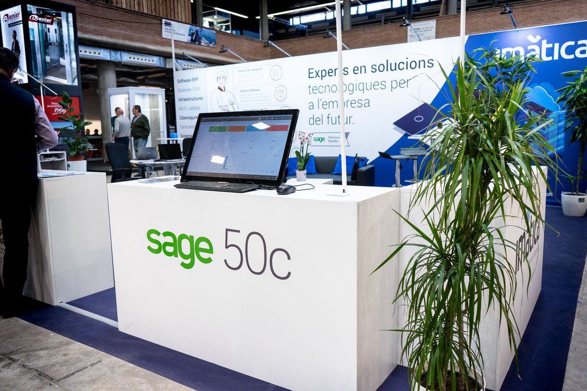 imaticatech's tweet image. Des d'iMàtica volem donar les gràcies a @SageSpain per col·laborar amb nosaltres ;) Enguany una de les novetats a #FiradeMostres és #Sage50c, l'evolució natural de l'Eurowin. Ideal per gestionar l'empresa (comptabilitat, facturació...) Prova'l a @Firadegirona