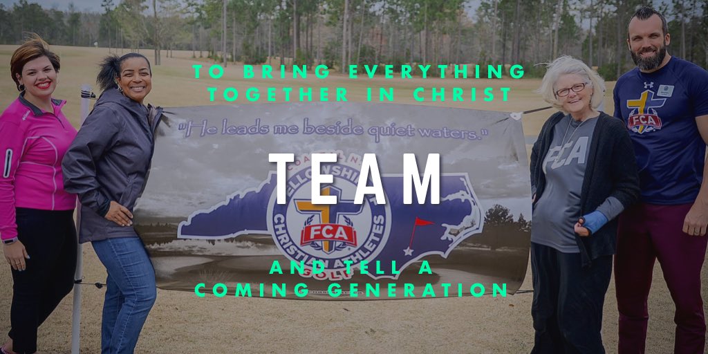 CoastalNCFCA's tweet photo. We don’t see you through a name on a sign, but through the name on the Cross.  Acts 15:9 #nodistinction #TEAM #FCA #Vision #Purpose https://t.co/mGZOdVFU5l