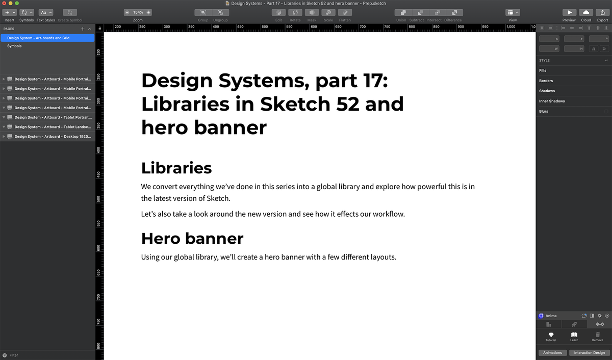 deanemachine's tweet image. Coming up in part 17 of my #designsystems #tutorial series: We convert our work into a #sketchlibrary, explore how powerful this is in @sketchapp 52 and use it to create a hero banner. Ready in a few days! 😀. @sketchsources @goabstract #design #scalability