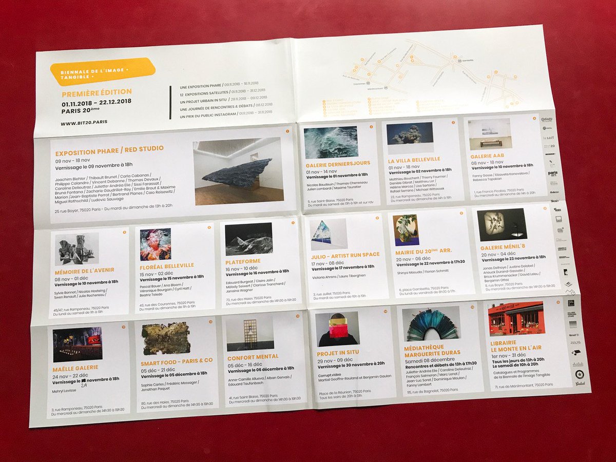 Bit20Paris's tweet photo. °DEMANDEZ LE PROGRAMME !° Et l'affiche ! #Bit20Paris Lancement le 01.11.2018 ! #Biennaledelimagetangible #programme #Paris20 #photo
https://t.co/h6IftO04AA https://t.co/HTNAh6ajem