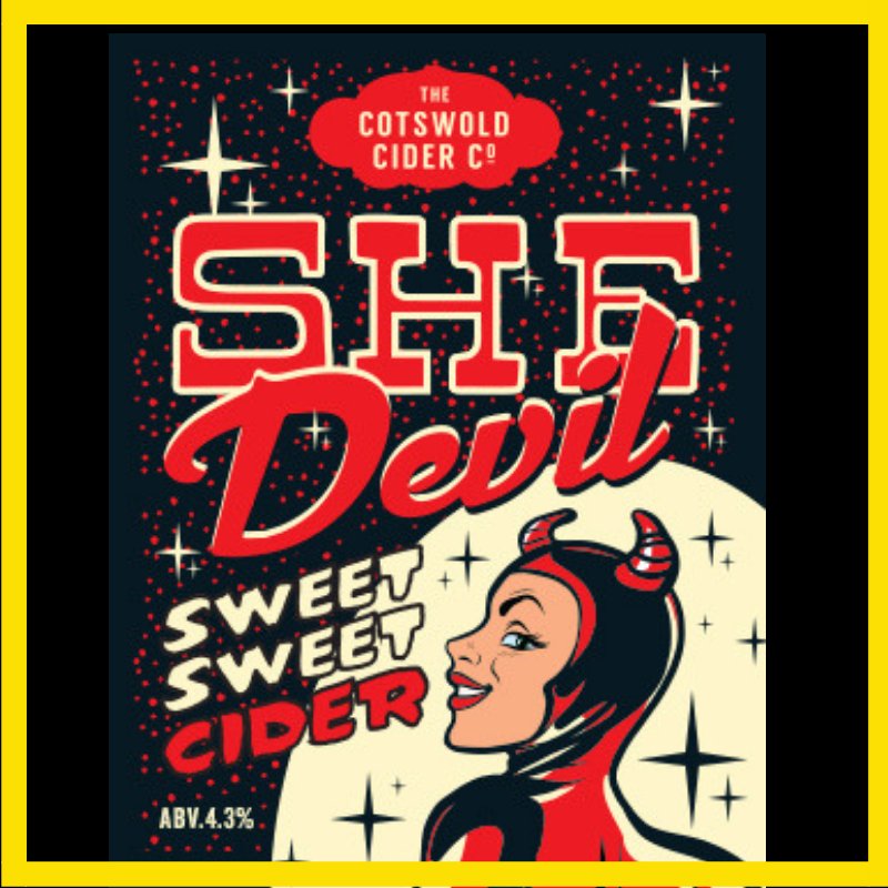 cotswoldciderco's tweet image. It&apos;s #HalloweenEve &amp;amp; it&apos;s #Ciderfest @TheJamFactory so our #cideraday is SheDevil. She&apos;s a sassy cider temptress loaded with cloudy apple sweetness; A tender bite.. a fruity tingle.. but beware the sting in the tail. The ultimate guilty pleasure, best sipped in a catsuit. Mioow!