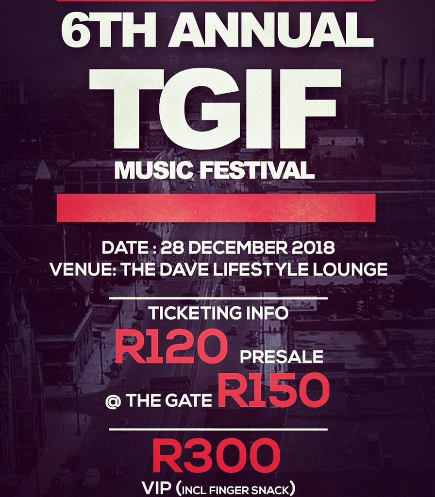 TGIFTHEParty's tweet photo. 6th annual #tgifmusicfestival @botlokwatgifparty #thedaverestuarant #botlokwa #limpopo 28 Dec ‘18. 💃🎚🎶🔊🍾🥃 https://t.co/6H4yWMru53
