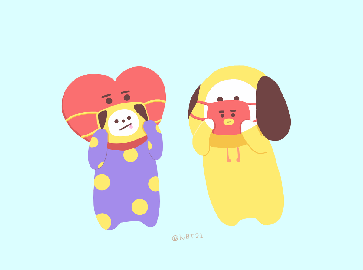 딸기 在 Twitter 上 インフルエンザには気を付けようね Bt21 Bt21fanart T Co S7tnzdemac Twitter