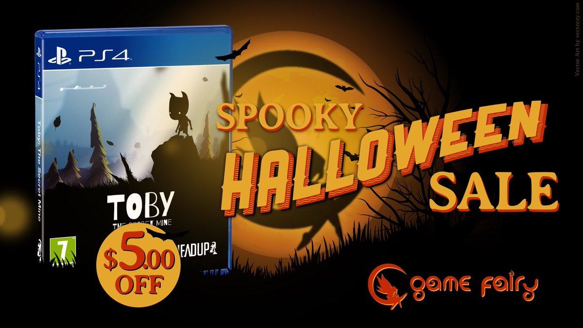 gamefairy_io's tweet image. Enter a dark &amp;amp; creepy world full of dangerous situations, enemies &amp;amp; challenging puzzles! Grab your copy of #Toby for your #PS4 at $5 off till November 4th during our #Halloween Sale: gamefairy.io/product/toby-t… #TrickOrTreat #GameFairyExclusive