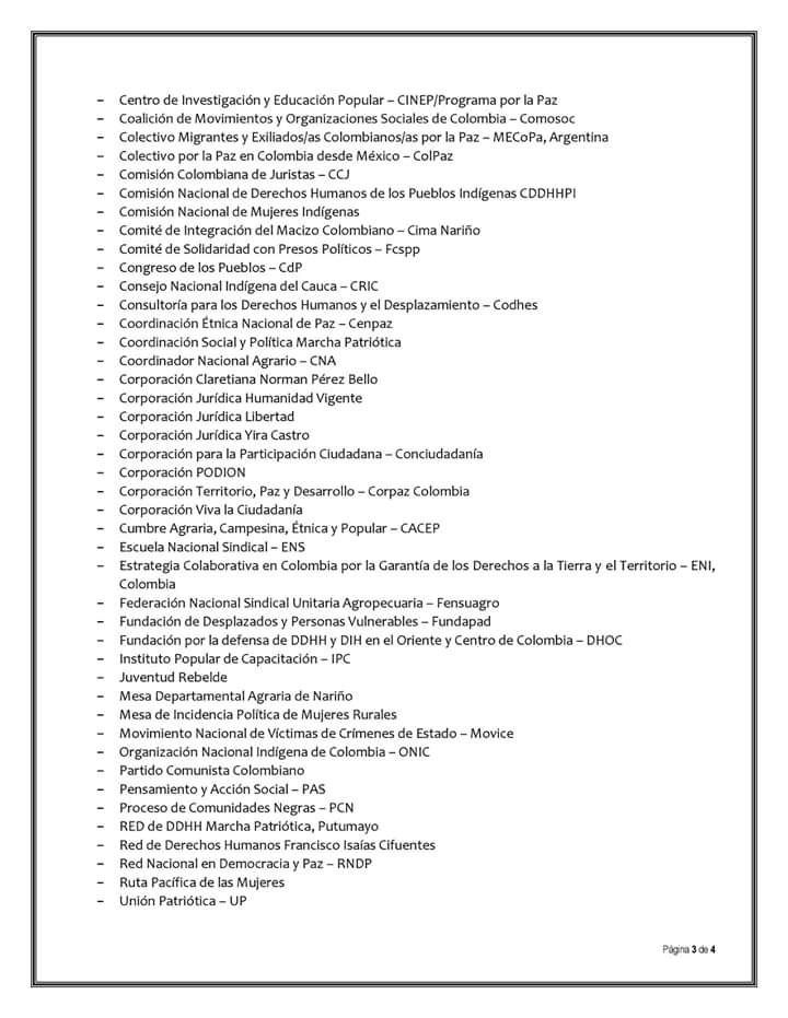 TerritoryCiudad's tweet photo. Bancada por la Esperanza y la Paz, organizaciones sociales y campesinas, rechazan reforma a la ley 1448 de 2011 presentada por la senadora Maria Fernanda Cabal. https://t.co/yHFLEzqqqd