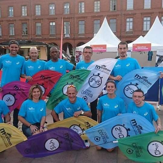 Les meneurs <a href="/runandfreedom/">Run&Freedom</a> étaient la semaine dernière au <a href="/MarathonTlseM/">Marathon Toulouse Métropole</a> avec la <a href="/FFAthletisme/">FFAthlétisme</a> et <a href="/ASICSFrance/">ASICS France</a>