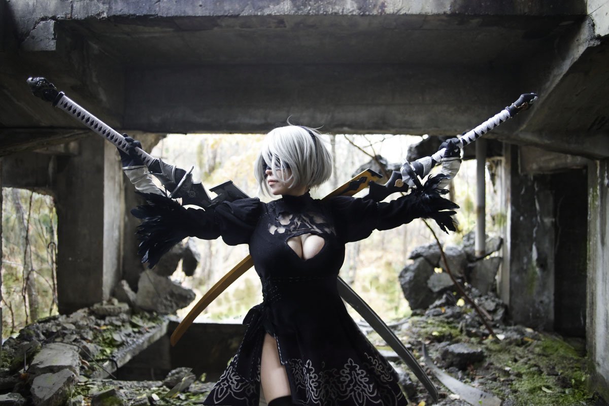 NieRAutomata - 【NieR:Automata】 「 廃墟都市　」 Cosplay  DqwcEyBUcAA2Gci