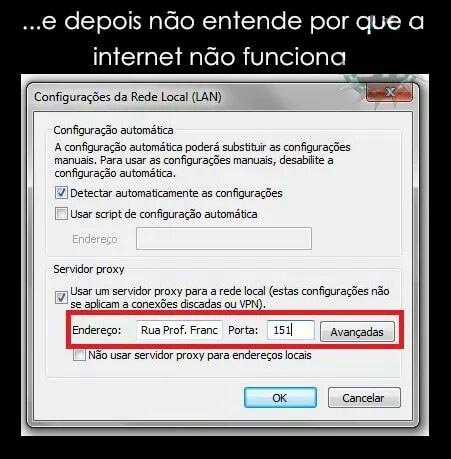 CelixCloud's tweet image. Eis que o usuário vai Configurar a Rede Local e lá pede o seu Endereço. 😂😂
#Cloud #DataCenter #noBrasil