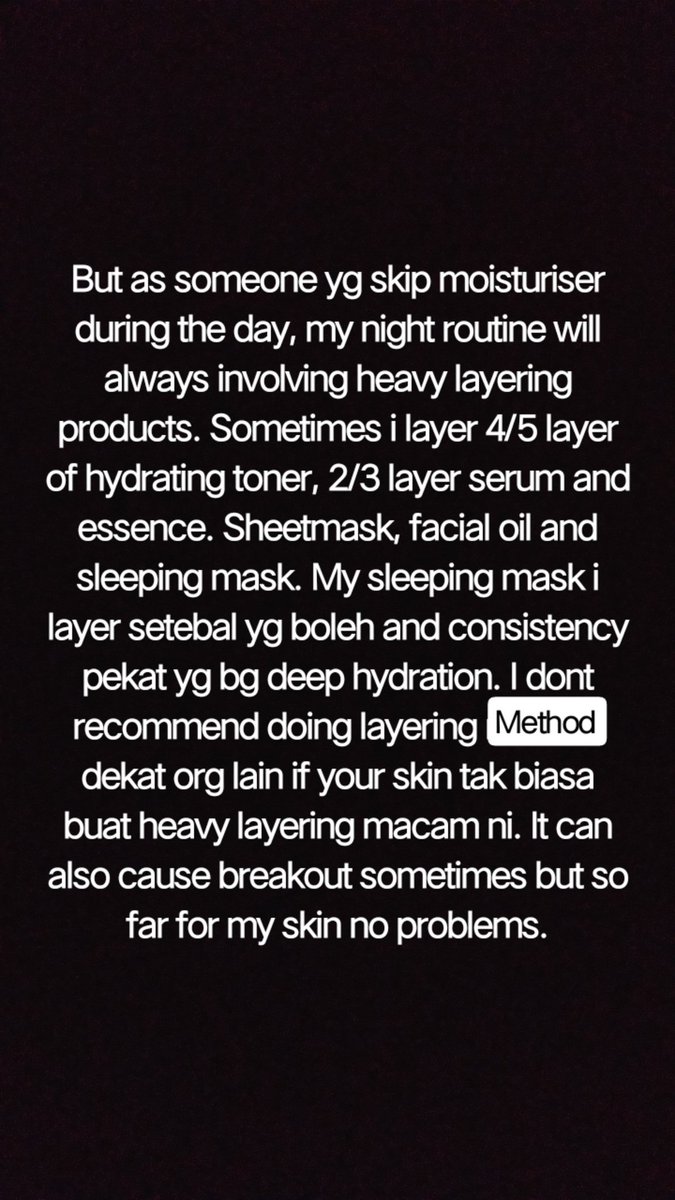 Tonight random rants on my IGS regarding moisturiser.