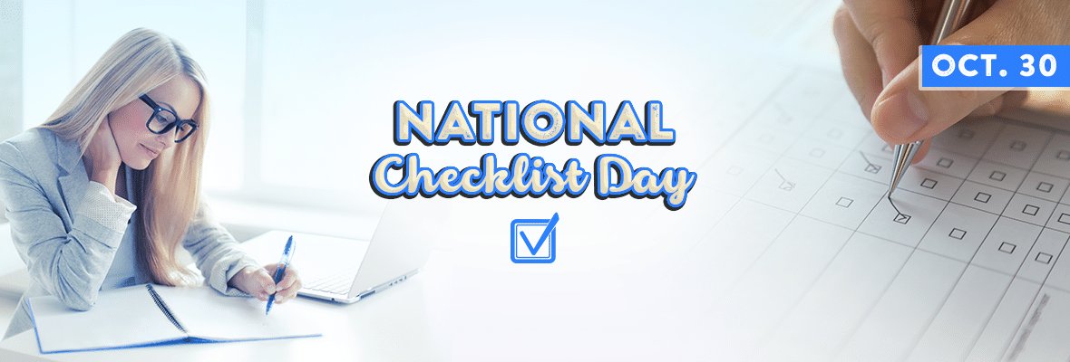 image of national checklist day - Google Search buff.ly/2opL7d1: We all use them - what is your checklist of choice? #paperchecklist #digitalchecklist