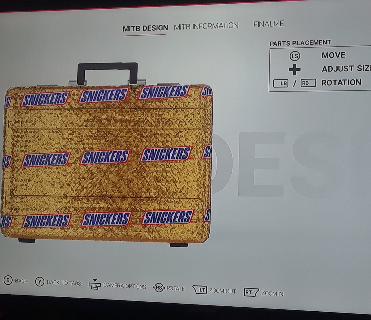 videothekingof's tweet photo. Snickers in the bank 
#wwe2k19 #2k19 #wwe #moneyinthebank #XboxOne #XBOX #XboxLive #gaming #gamer #videogames #videothekingof https://t.co/gwrFbeMH1n