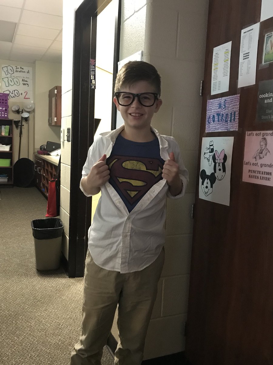 Celebrating Red Ribbon Week -Real superheroes don’t do drugs! This guy!!! How creative!!  <a href="/HumbleISD_LSE/">Lakeshore Elementary</a> #LeopardSpotting
