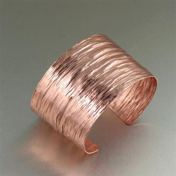 Superb Bark Copper Cuff Listed on ilovecopperjewelry.com/copper-bark-cu… #CopperAnniversary #chic