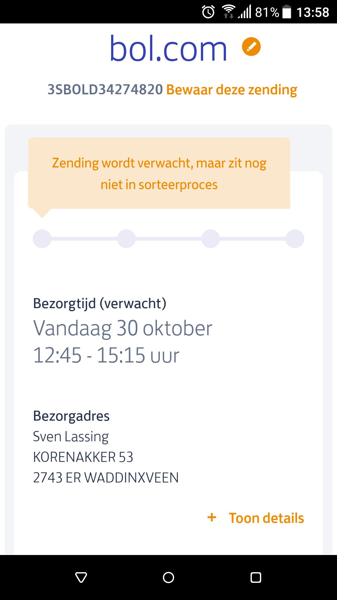 Weigeren Zonder Bestuiver PostNL on Twitter: "@squawk2010 Zoals het nu staat moeten wij de zending  nog bij ons binnen krijgen. Mijn advies is dan ook om contact op te nemen  met de afzender zodat deze