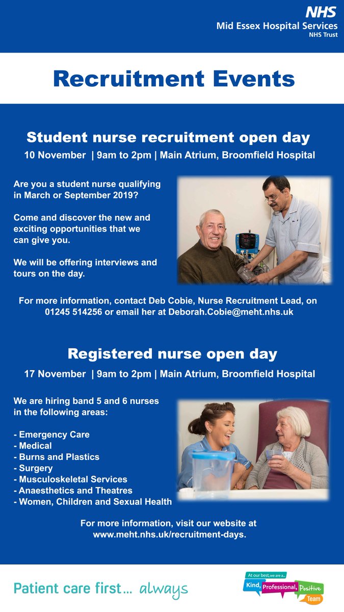 Make us your next career move.

come and have a chat - we have two upcoming open days on 10 and 17 November.

Learn more here: meht.nhs.uk/working-for-us…