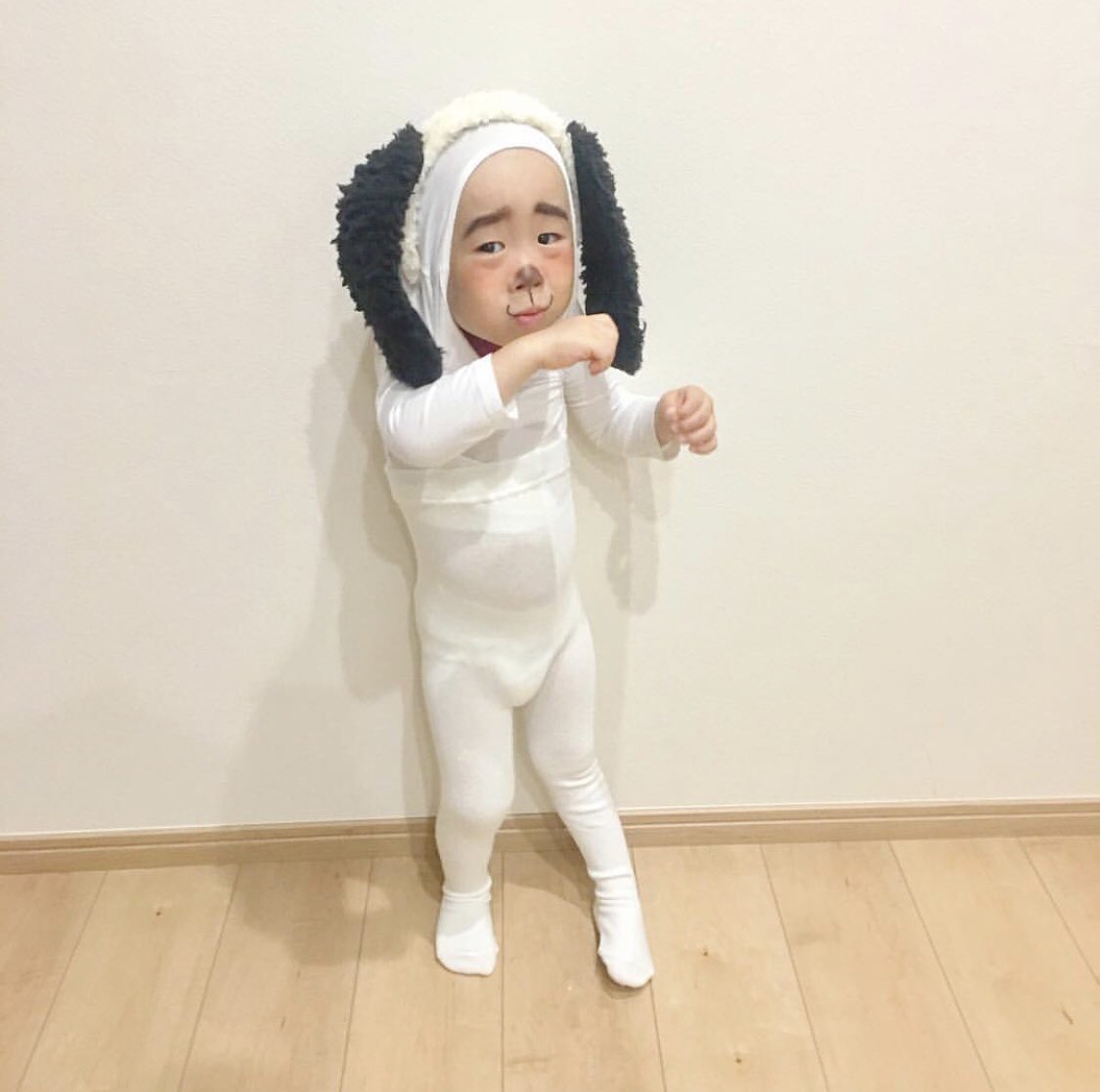 raidao3210's tweet photo. 人間版スヌーピー可愛すぎる件。 https://t.co/QjeW0bOV52