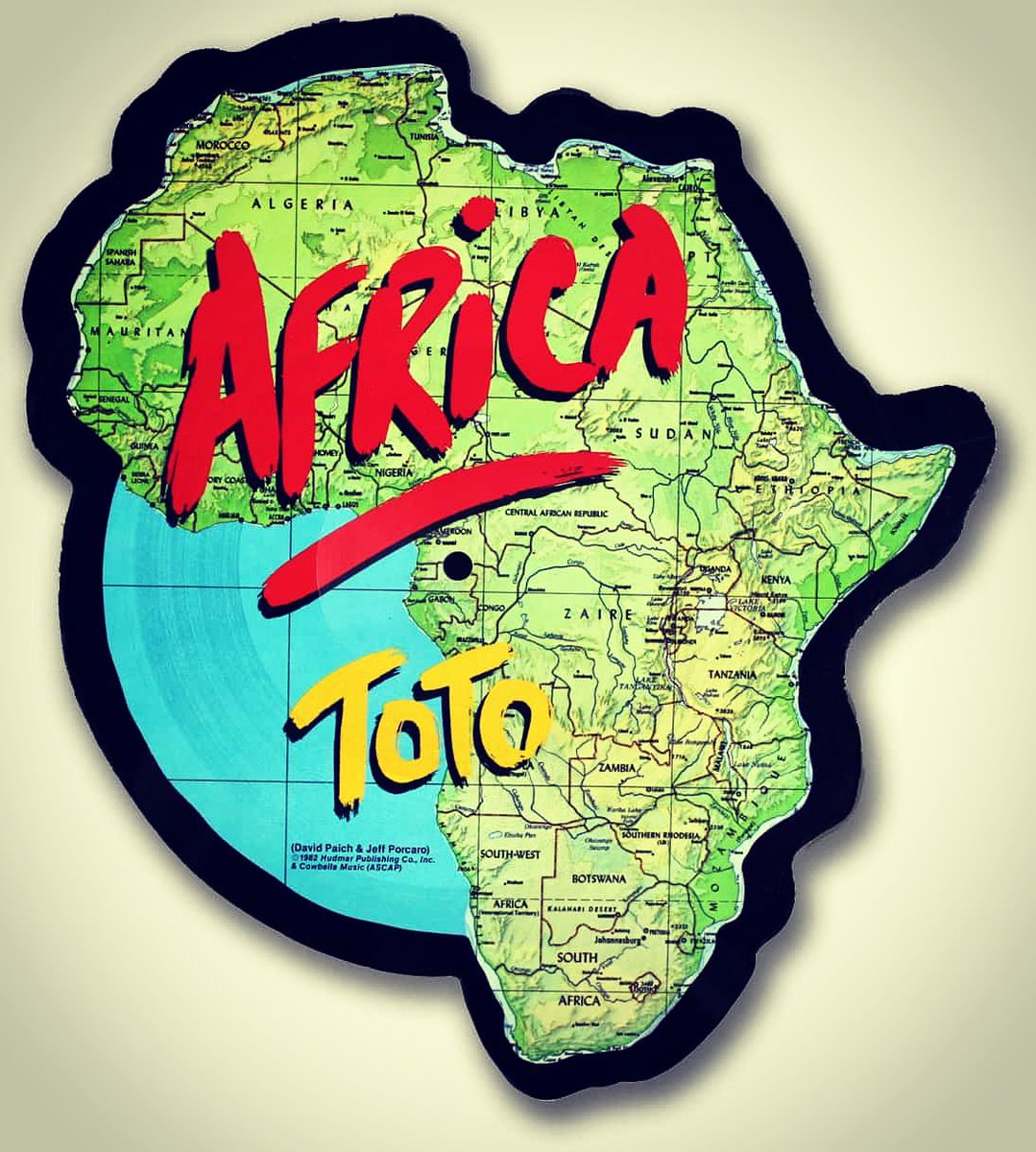 Today 36 years ago in 1982 one of Toto's biggest hits 'Africa' was released in the US. #milestone #IV @toto99com @stevelukather @StevePmusica @dashlrow