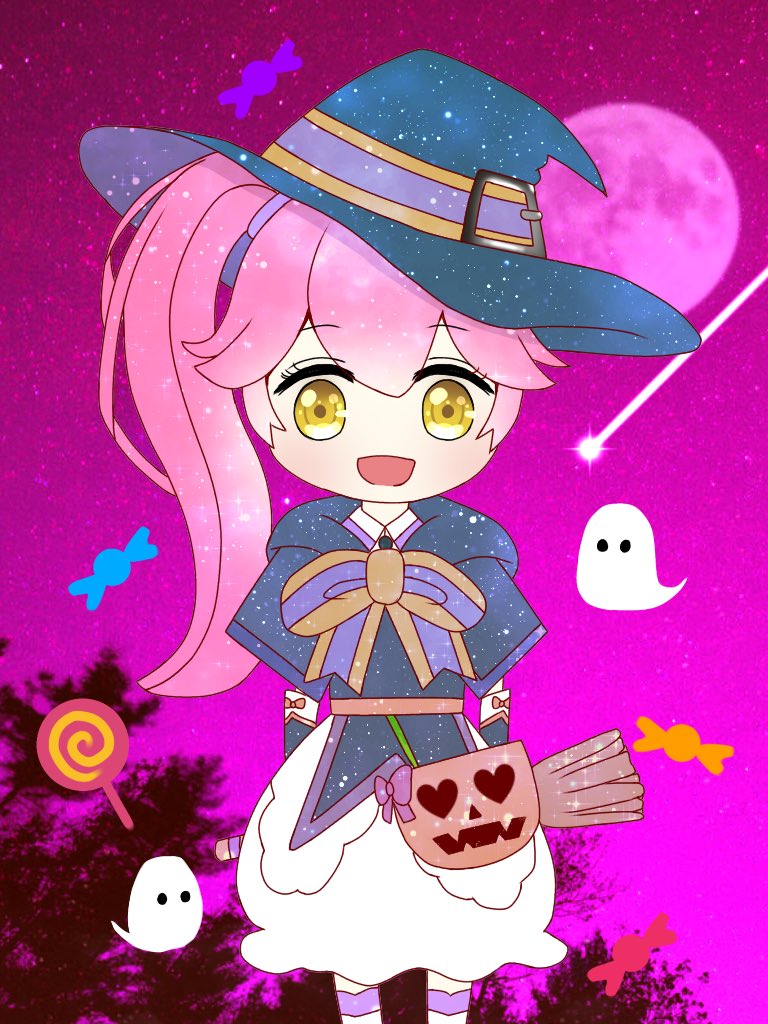 8 ねむちゅん Pa Twitter ハロウィンリリカちゃん描きました ほんとこのコスかわいい大好きお菓子あげたい ﾉ Z ﾉ ハロウィン コンパスお絵描き コンパスお絵描き勢と繋がりたい