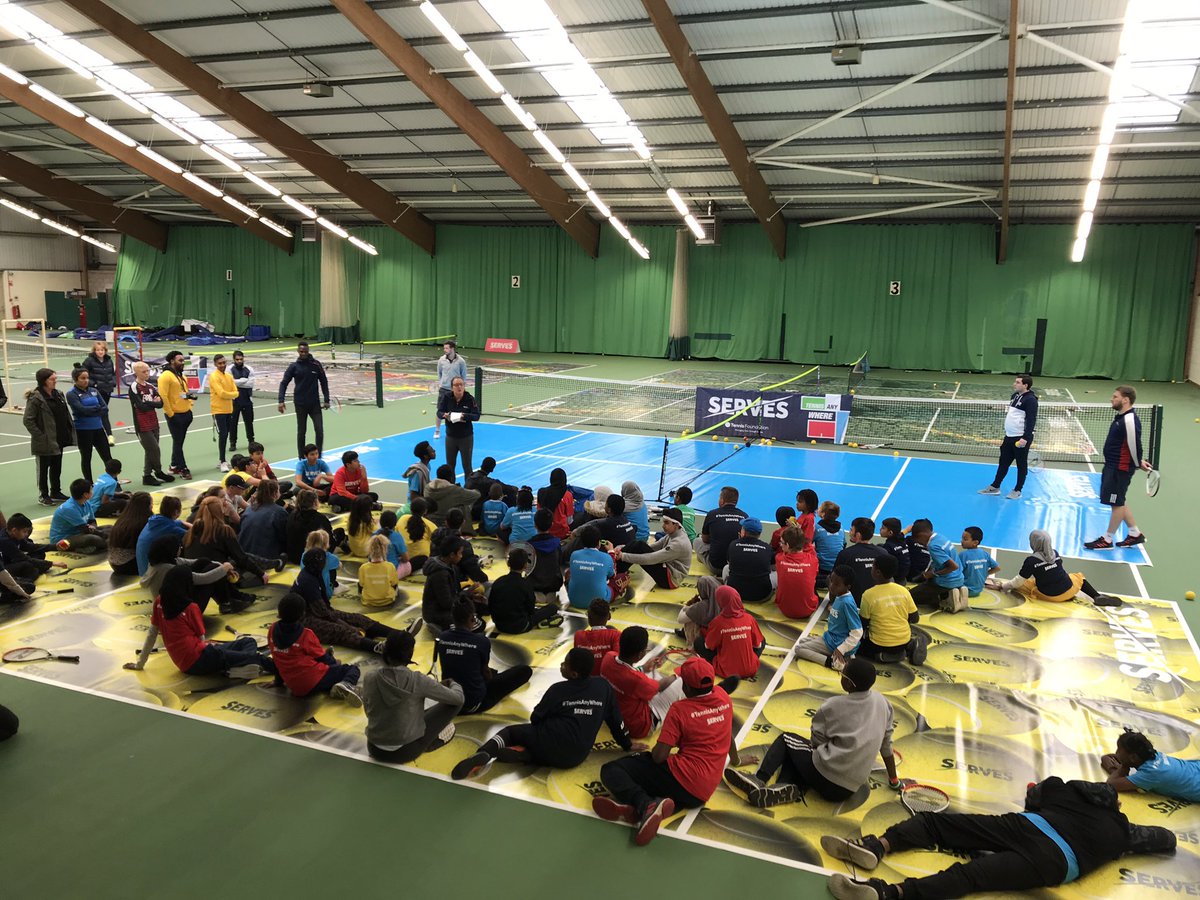 CrossSports1's tweet photo. Serves Festival in Birmingham. Bringing diverse communities together to join in the fun of Tennis 🎾 @BritishTennis @TennisFndation #TFServes #tennisanywhere https://t.co/zX6Czs7bqx
