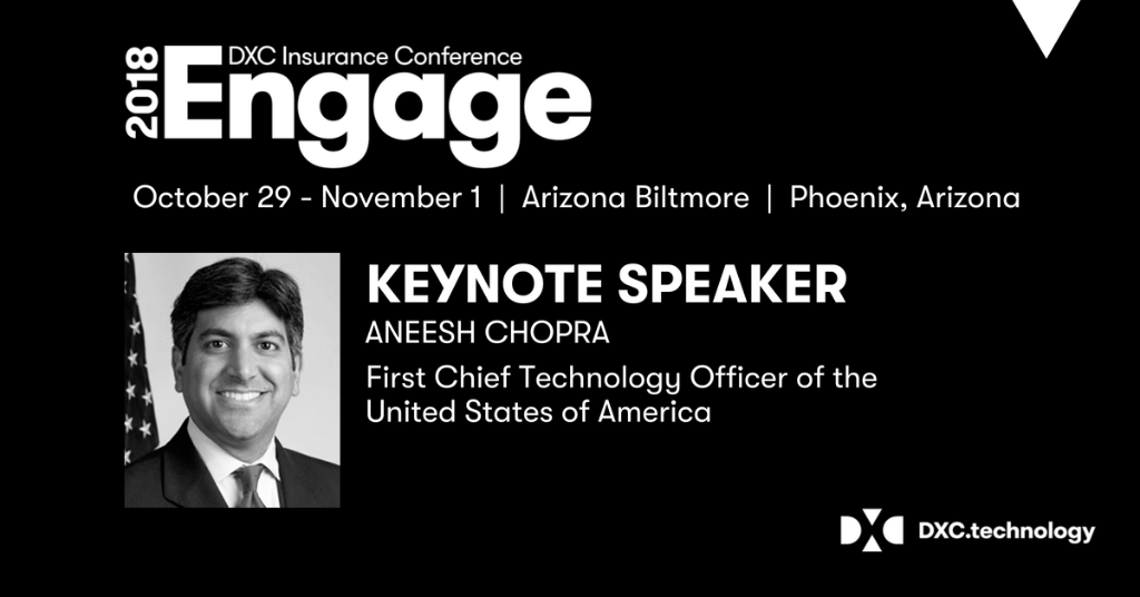 In today's General Session, Aneesh Chopra, former CTO at the White House, Obama Administration. Aneesh will discuss how to balance the economic benefits of greater collaboration with the potential costs of rising cybersecurity threats: dxc.to/2Q4jaU9. #DXCEngage