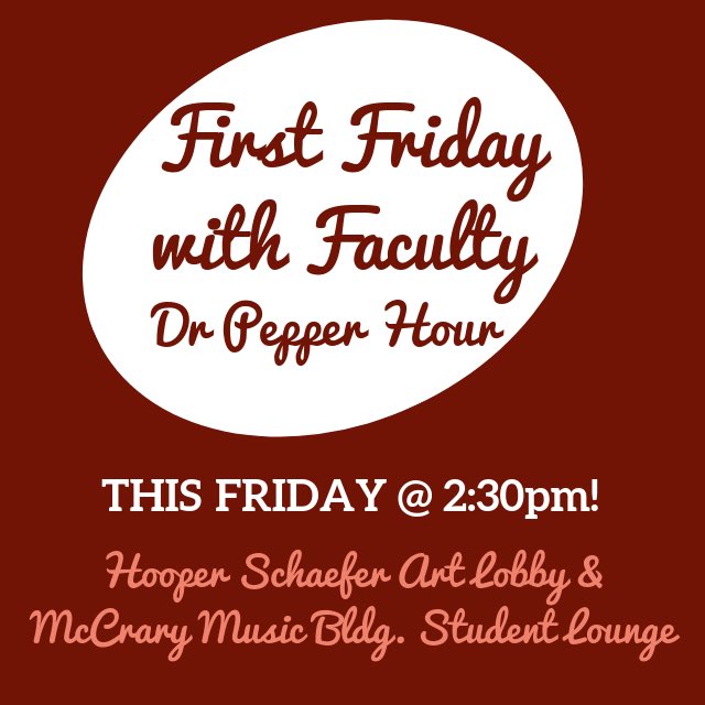 Our monthly Dr. Pepper hour is this Friday! It’s always a great time getting to know everyone so come out and enjoy the free ice cream!