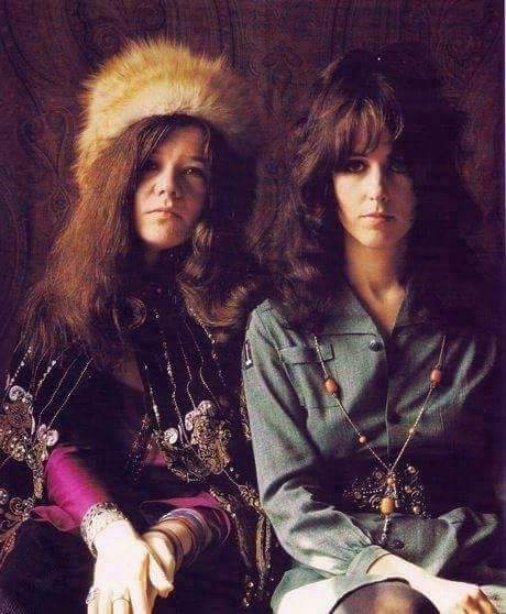 Happy birthday to Grace Slick, pictured here with Janis Joplin

 