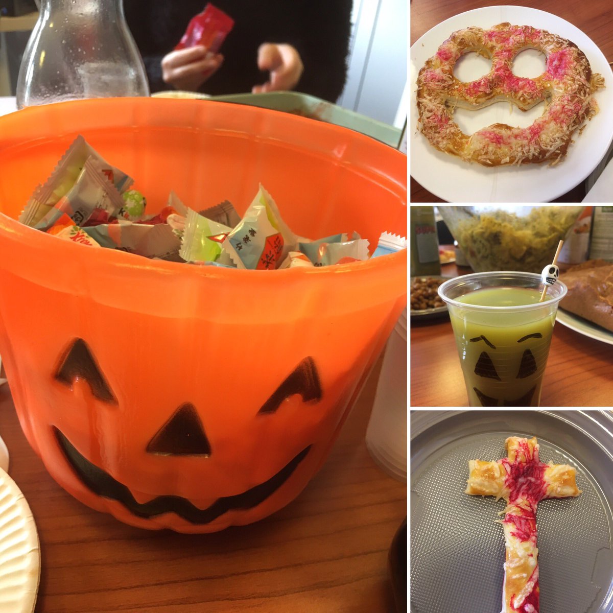 CoralieBitan's tweet photo. #HappyAtWork #Déjeuner #Halloween #TeamCESI - Chaque année plus créatif ! cc @GroupeCESI https://t.co/0T76ULQJZd