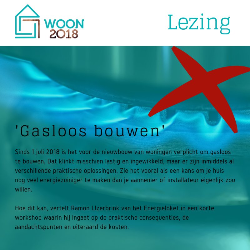 Woon_2019's tweet photo. Gasloos bouwen. Zie het als een kans om je huis nog veel energie zuinig te maken.
Op WOON2018 zal Ramon IJzerbrink van het Energieloket een korte workshop geven. 
https://t.co/9JsM6h55eV

@EnergieloketTub 

#WOON2018 #woonbeurs #beurs #Bouw #huis #Tuin #architectuur #financieel https://t.co/QAHJKxmwWJ