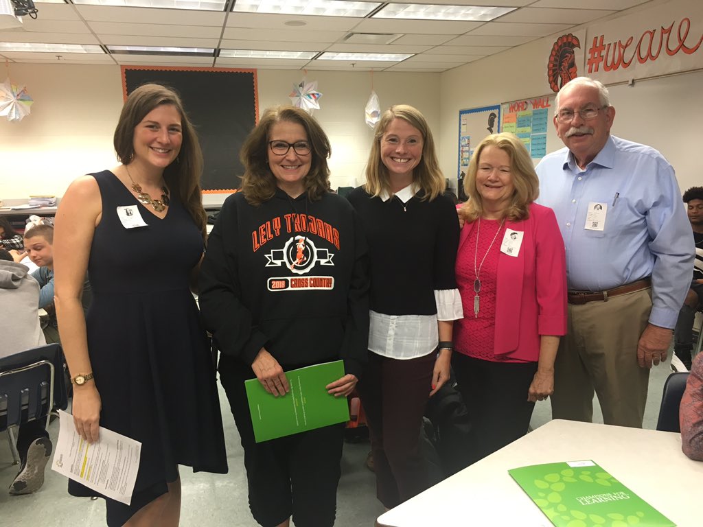 WeAreLely's tweet photo. Congratulations to Lely HS co-teachers, Jessica Dallett and Lynn MCNamara on being selected Teachers of Distinction! #WeAreLely #keepcalmandcollaborate @Champs4Learning @SuncoastCU @ndn @NBC2 @collierschools https://t.co/os46Gvwb9R