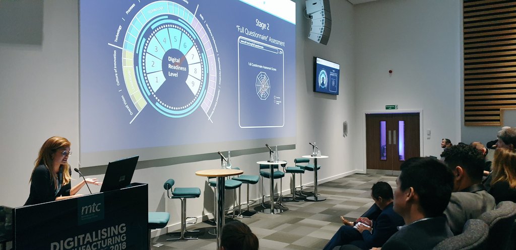 DRL_Tool's tweet photo. @DRL_Tool's Project Manager, Simone Pereira (@simoneblp) just finished her speech at #mtcdigital2018 about the new DRL Tool 2.0 and bringing clarity to #Digital #Manufacturing https://t.co/iFdfMjV7mW