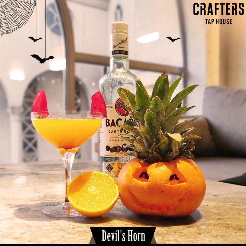drinkcrafters's tweet photo. Get spooky with our specially curated range of Halloween cocktails, charged up and ready to power you through the evening! What are you going to sip on first?

#HalloweenParty #Halloween2018 #HalloweenInMumbai #Powai #Beer #Brewery #EverythingCrafters #Powai #Mumbai https://t.co/l5KAxjJ5ac