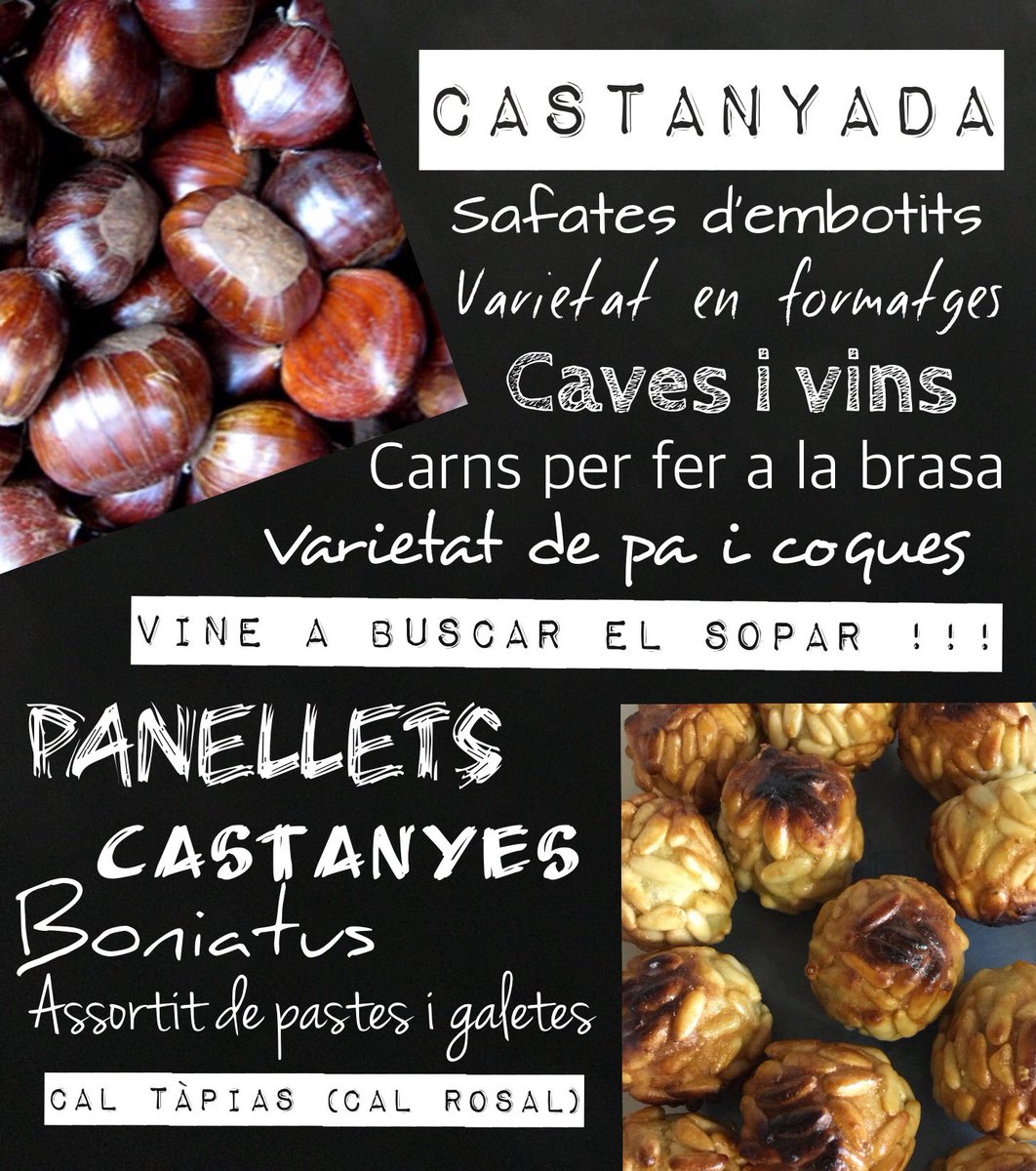 Castanyada#sopars de caprici#sopars feina zero#
