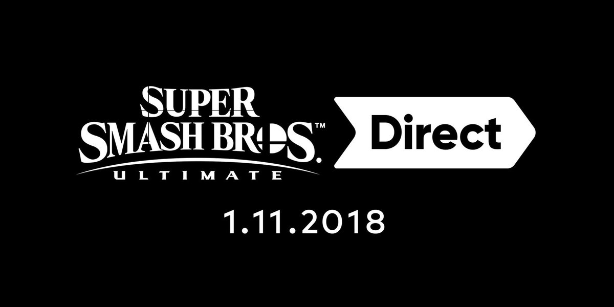 Super Smash Bros. Ultimate Direct анонсирован на 1 ноября