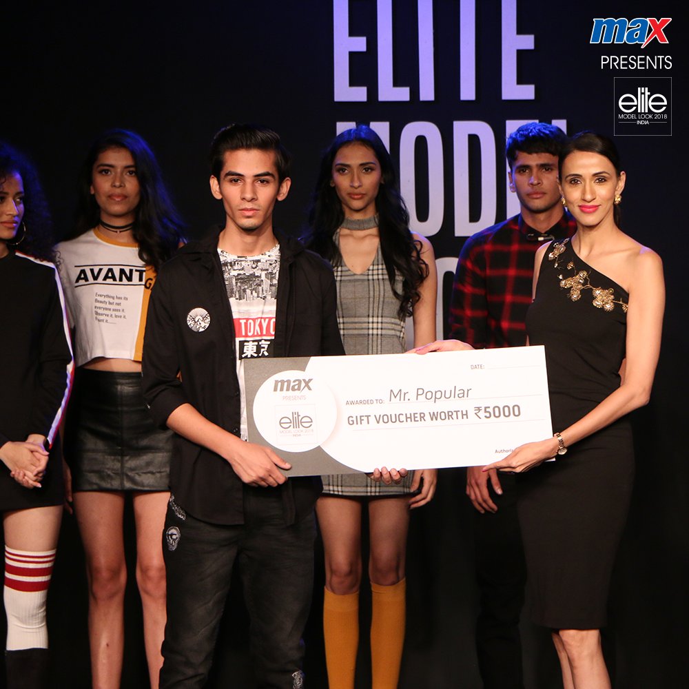 EML_In's tweet image. Say hello to the winners of Mr. And Ms. Popular as voted by you!  Mr. Popular – Kapil Bishnoi &amp;amp; Ms. Popular – Anushka Dhaka! #EMLIndia #MaxFashionForEML #EML2018 #EMLIndia2018GrandFinale