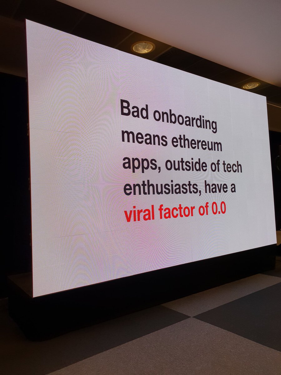 "We have had more #Ico last year than we have had daily active Blockchain app users" <a href="/avsa/">Alex Van de Sande (avsa.eth)</a> #Devcon4