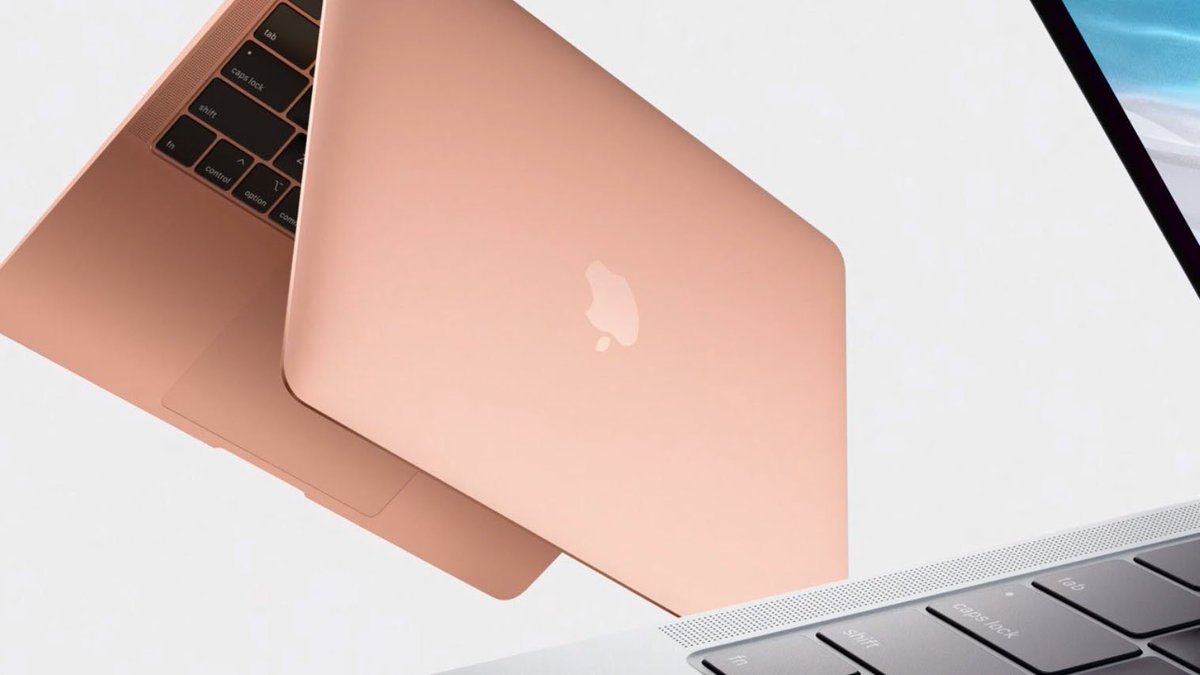 The MacBook Air is back

It has a 13” Retina display, slimmer bezels and a couple colors.

8th gen Intel CPU. Up to 16GB RAM, 1.5TB SSD

It has TouchID, 2 USB-C, a headphone jack and backlit keyboard.

15.6mm thin. 2.75 lbs

Welcome to 2018 👍